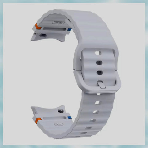 Silicone Curved Watch Band Strap Samsung Galaxy Watch 4 Watch 5 Watch 7 Classic 42mm 46mm and Galaxy Watch 4  Watch 5 Watch 6 44mm 40mm