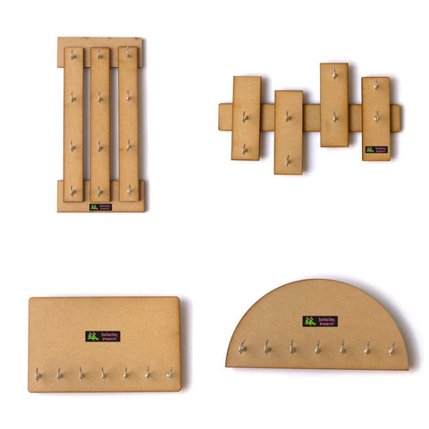 MDF Key Holder For Painting Art and Craft