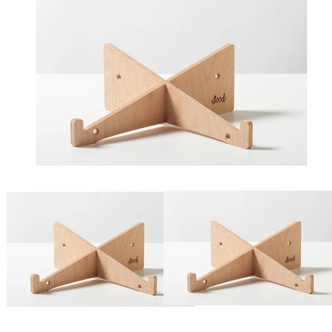 Simple Wooden Laptop Stand – Ergonomic MacBook Stand for Desk & Office