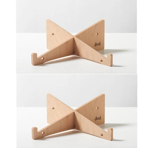 Simple Wooden Laptop Stand – Ergonomic MacBook Stand for Desk & Office