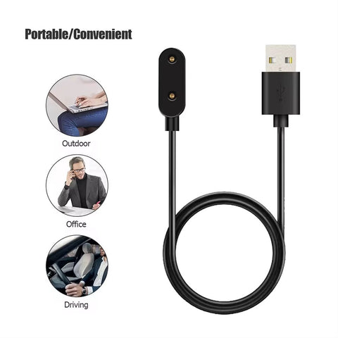 Replacement Charger Cable for Huawei and Honor Smartwatches Compatible with Huawei Watch Fit, Honor Watch ES, Honor Band 6/7/8, and more. Durable and reliable charging solution for your devices