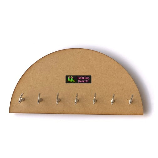 MDF Key Holder For Painting Art and Craft