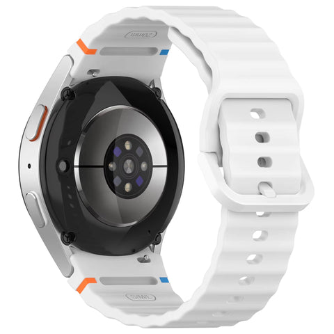 Silicone Curved Watch Band Strap Samsung Galaxy Watch 4 Watch 5 Watch 7 Classic 42mm 46mm and Galaxy Watch 4  Watch 5 Watch 6 44mm 40mm