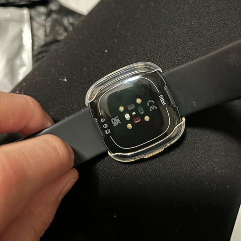 Soft Silicone Full-Screen and Body Protector for Fitbit Versa 4 and Fitbit Sense 2