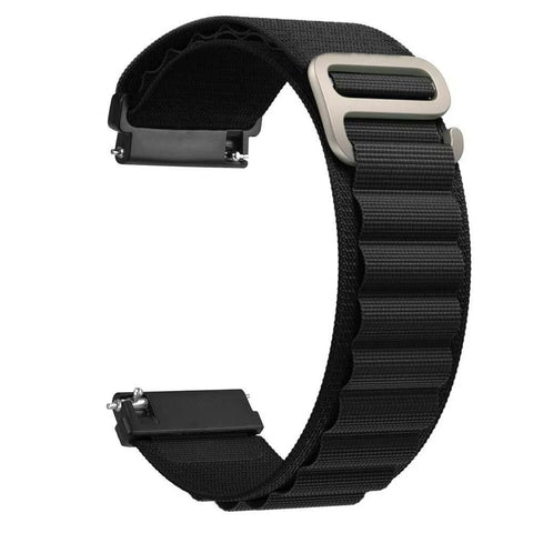 22mm Alpine Loop Strap for Garmin Fenix 7X/6X Pro Nylon Sport Band for Garmin Forerunner 945/955, Epix, Outdoor Adventure Wristband