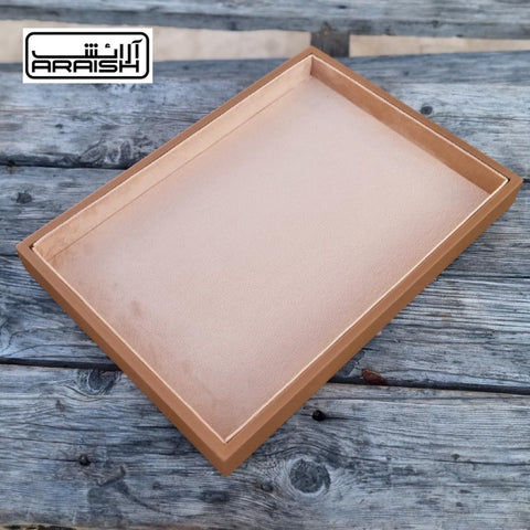 Araish Premium Velvet Leatherette Jewelry Display Box Tray