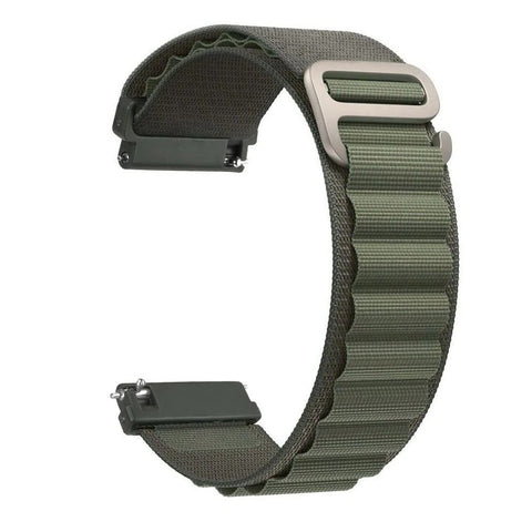 20mm Alpine Loop Strap Nylon Sport Band for Samsung Galaxy Watch 5/4, Garmin Forerunner 245/645, Amazfit GTS, Huawei GT 42mm, and More