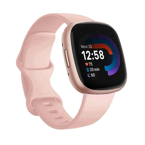 Silicone Strap for Fitbit Versa 4-3, Soft Smart Watch, Sports Bracelet for Fitbit Sense Versa3, Accessories