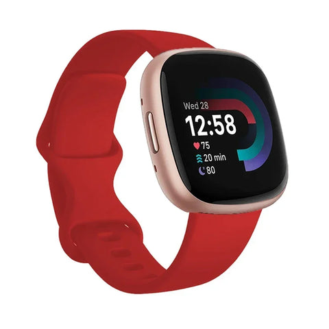 Silicone Strap for Fitbit Versa 4-3, Soft Smart Watch, Sports Bracelet for Fitbit Sense Versa3, Accessories