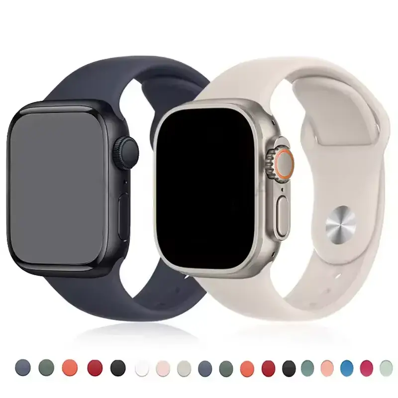 Apple Watch Plain Silicone Strap